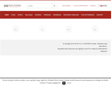 Tablet Screenshot of kaczynski.pl